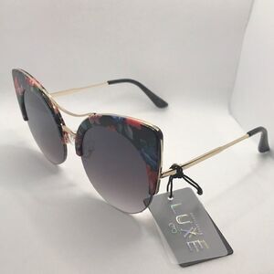 Luxe Retro Cat Eye Sunglasses